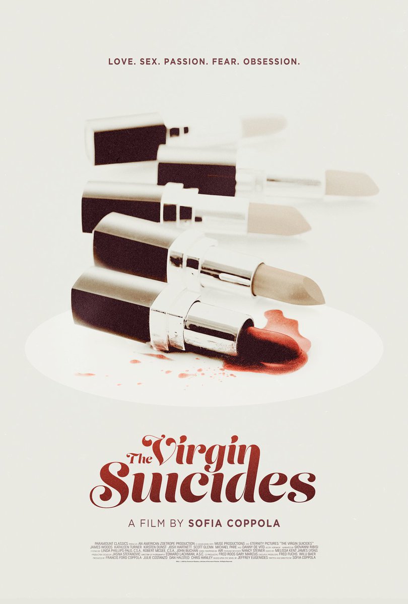 The brilliant #TheVirginSuicides is such a truly beautiful piece of cinema and was on my list for an alt movie poster for a long time. So for the #FemaleGazeProject I finally did it! Check out all the other pieces on poster-project.com as well!