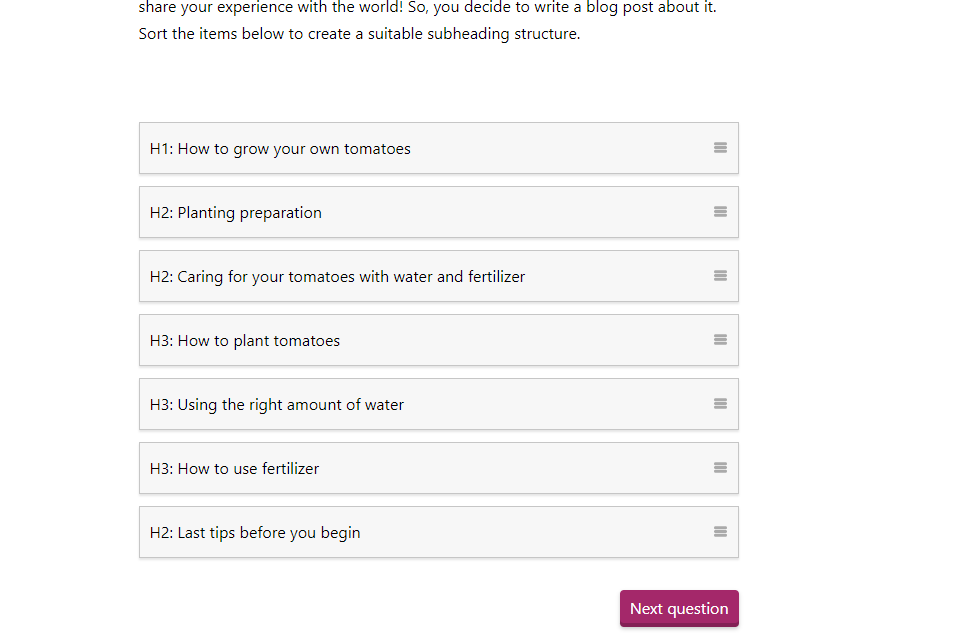 KChaibainou's tweet photo. @yoast I am taking Yoast SEO free courses. All was good so far till now. I've submitted correct answers, but when checking quiz feedback, my answers have been changed. Shocking right! I cant pass to the next course! https://t.co/Tj2E3F4I3e