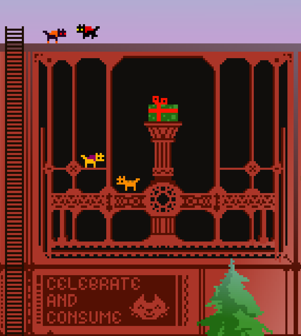 Seasons Greetings Consumers!
It's that time of year again where we complain about the weather &amp; distribute gifts to one another
NONACO is proud to present our 2nd annual Winter Festivity Contest - This year there's lots of ways to win cool #NFT prizes! 

giv.gg/geocats