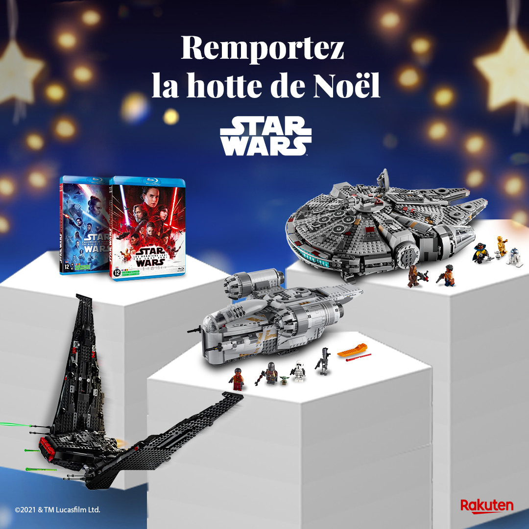 RakutenFrance's tweet photo. ❄️JEU CONCOURS❄️
 
On a décidé de vous faire gagner la méga hotte de Noël spéciale @StarWarsFR : de quoi être gâté ! 🤩
 
Pour participer, c’est très simple : 
- Suivre @RakutenFrance 
- RT avec le #RakutenEtStarWars

TAS : 08/12 🍀
 
#RakutenFrance #StarWars #concours https://t.co/xM8s0UE4mO