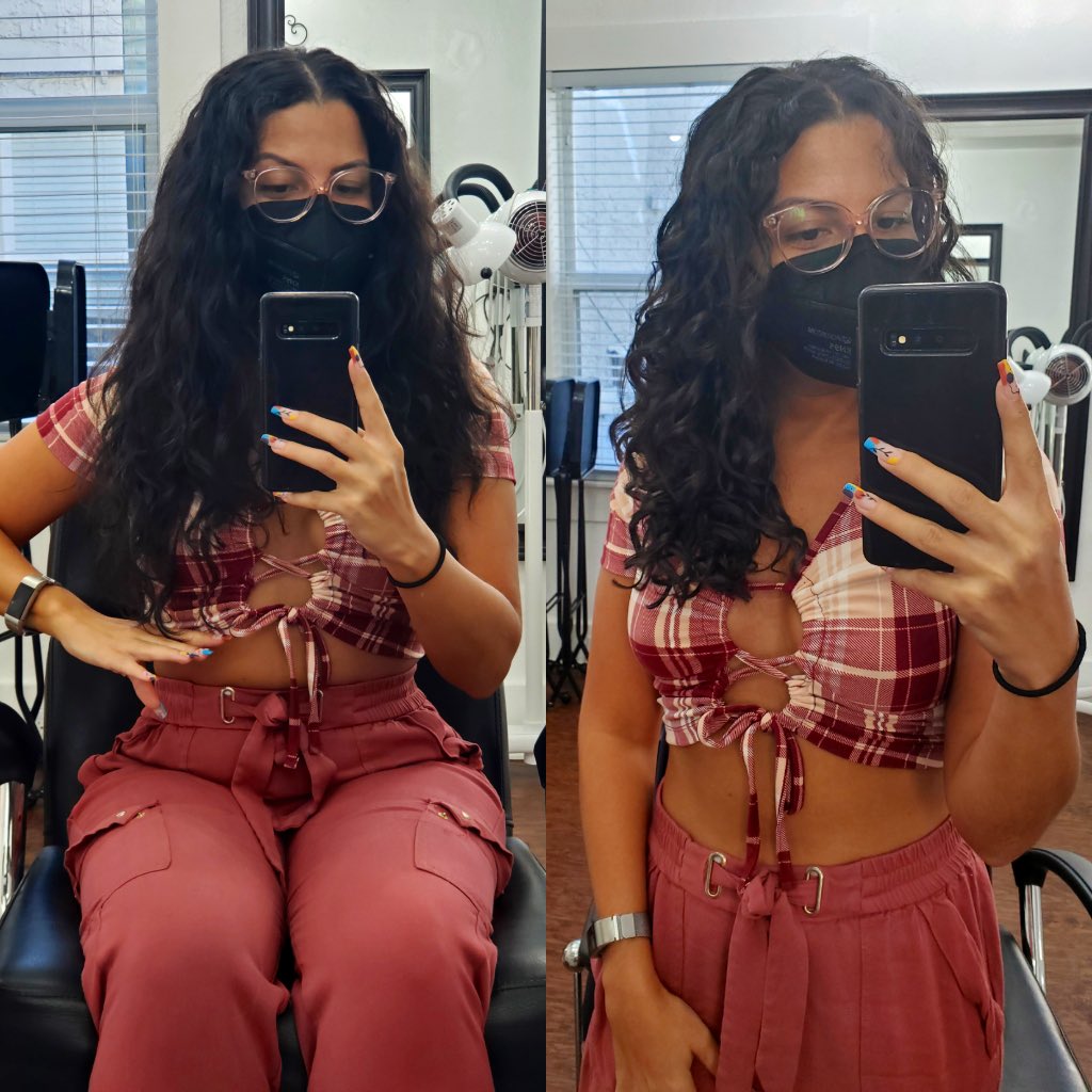 Samaraconnects's tweet photo. Look at this before and after #DevaCut 😍 https://t.co/ZbAe7ngGxB
