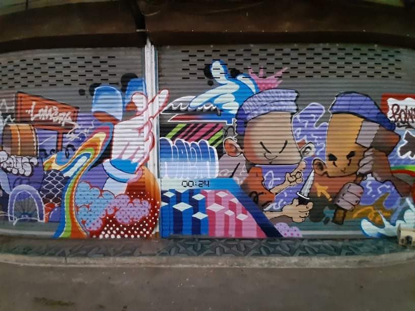 Misterbows1's tweet photo. All about the time painting with Nakorn the young man from Foolfame crew https://t.co/rerrVcheSm