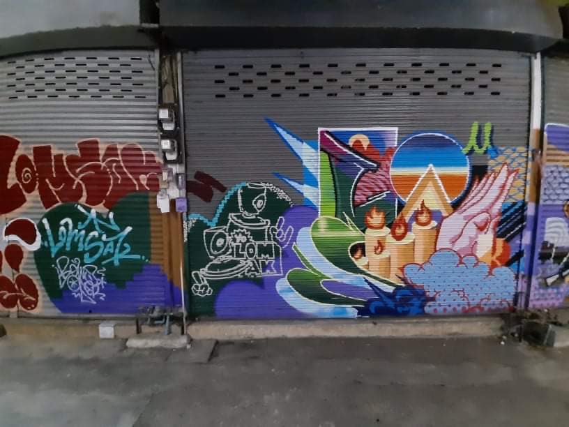 Misterbows1's tweet photo. All about the time painting with Nakorn the young man from Foolfame crew https://t.co/rerrVcheSm