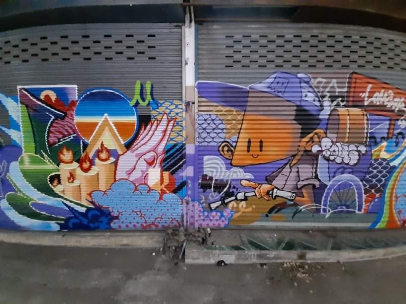 Misterbows1's tweet photo. All about the time painting with Nakorn the young man from Foolfame crew https://t.co/rerrVcheSm