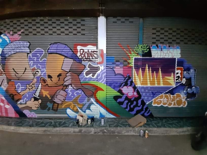 Misterbows1's tweet photo. #misterbows #graffiti #thailandgraffiti https://t.co/t6eSGku05H