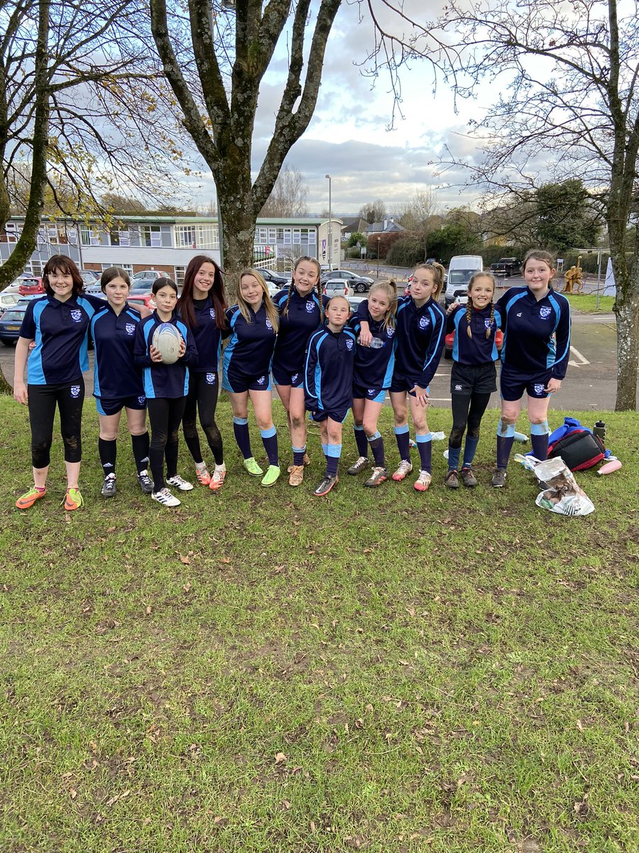 YGTCS_Rugby's tweet photo. Great performance from our Year 7/8 girls rugby team today in their first game for the school against a very good Chepstow team. Plenty of tries scored by both teams with plenty of smiles on faces. We look forward to a return fixture in the new year. @Tredegar_PE @YGT_Mr_Howells https://t.co/QZYtll1tea