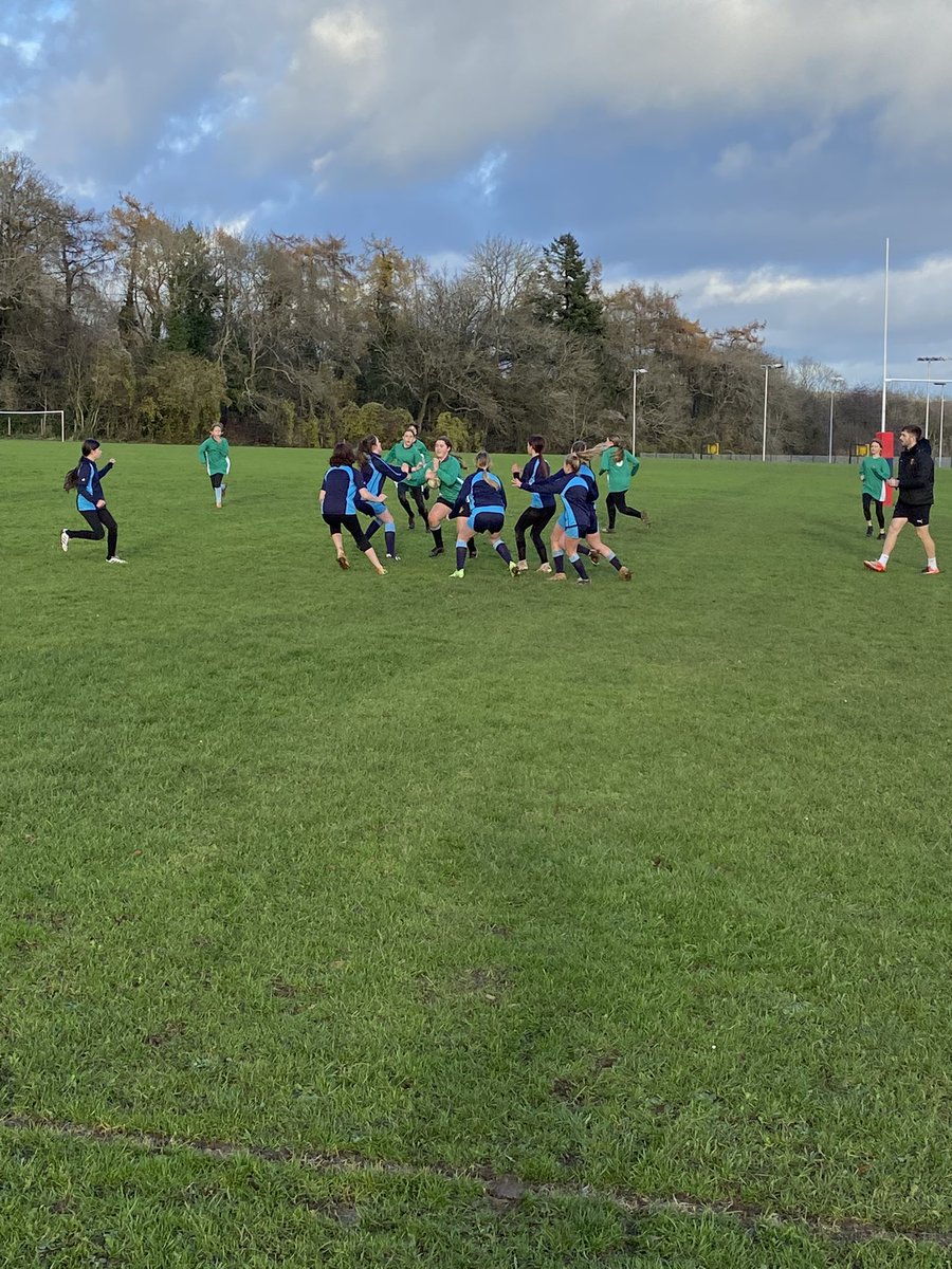 YGTCS_Rugby's tweet photo. Great performance from our Year 7/8 girls rugby team today in their first game for the school against a very good Chepstow team. Plenty of tries scored by both teams with plenty of smiles on faces. We look forward to a return fixture in the new year. @Tredegar_PE @YGT_Mr_Howells https://t.co/QZYtll1tea