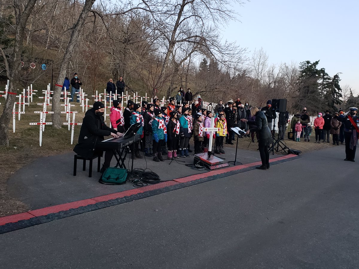 We would like to take an opportunity to Catherine Glaser-Climie and the Cantaré Children's Choir for sharing their endless talent at during the Eleven Days of Remembrance at the Field of Crosses!

fieldofcrosses.com

#ThankYou #FieldofCrosses #YYCMusic #CantareChildrensChoir