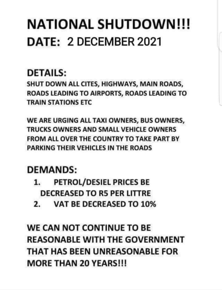TshepoFS's tweet photo. I still can't believe the R550 got me half tank, and that was just yesterday. I support this motion. #NationalShutdown #PetrolPriceHike https://t.co/KMniQRZEQK