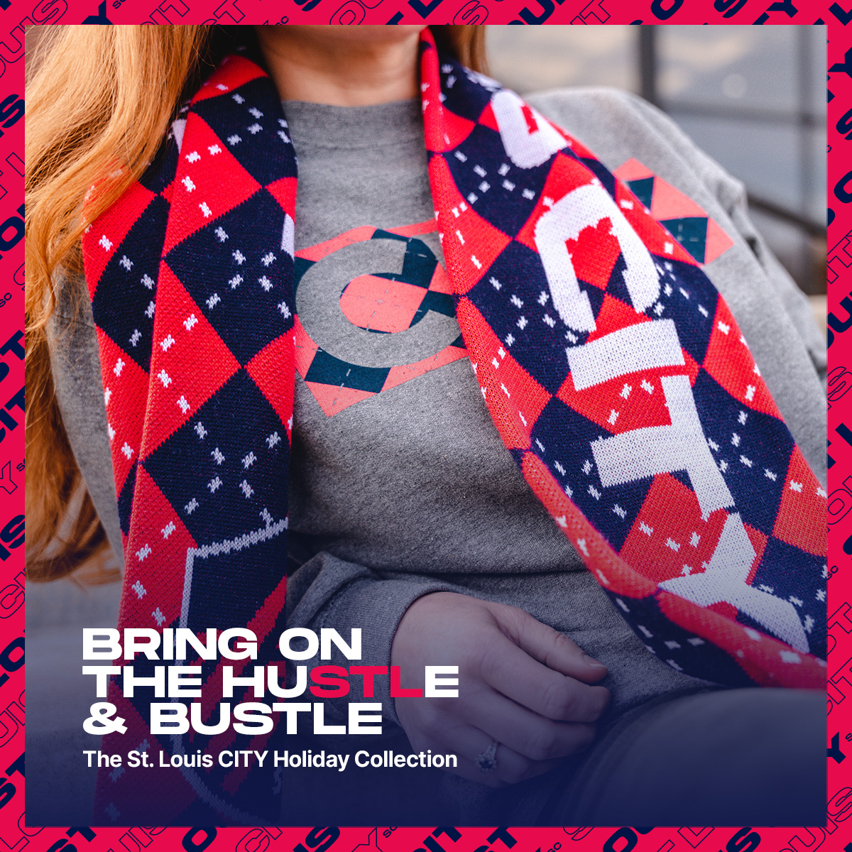 From new collabs with <a href="/series_six/">Series Six Company</a> and <a href="/strideline/">Strideline</a> to new scarves, we’ve got your CITY wishlist covered!

Shop the new STL CITY Holiday Collection now and watch for more items dropping throughout the month – while supplies last. 

🛍: STL CITY App &amp; ourcityourshop.com