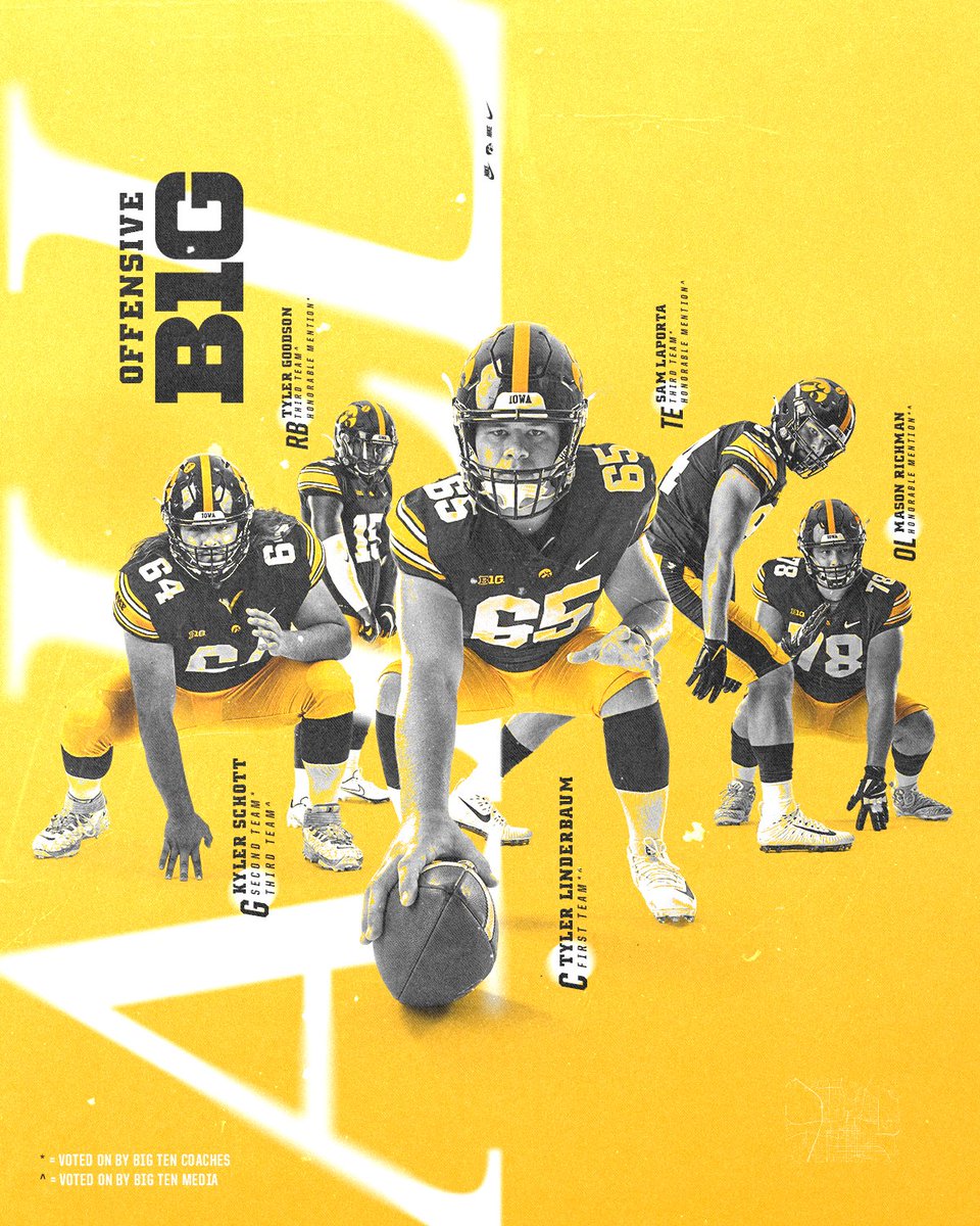 HawkeyeFootball's tweet image. 𝐀𝐥𝐥-𝐁𝟏𝐆 𝐎𝐟𝐟𝐞𝐧𝐬𝐞 ‼️

#Hawkeyes | @bigten