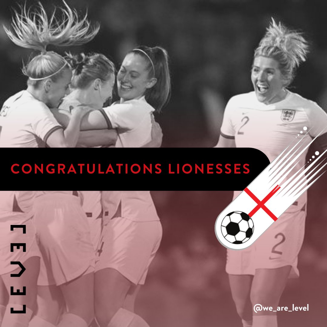 Congratulations to the <a href="/Lionesses/">Lionesses</a> from all at Level, for an incredible 20 - 0 result yesterday in their World Cup match against Latvia. A further congratulations to <a href="/ellsbells89/">Ellen White</a>, who smashed records to become England Women's all-time top scorer! What a day for women in sport. 👏