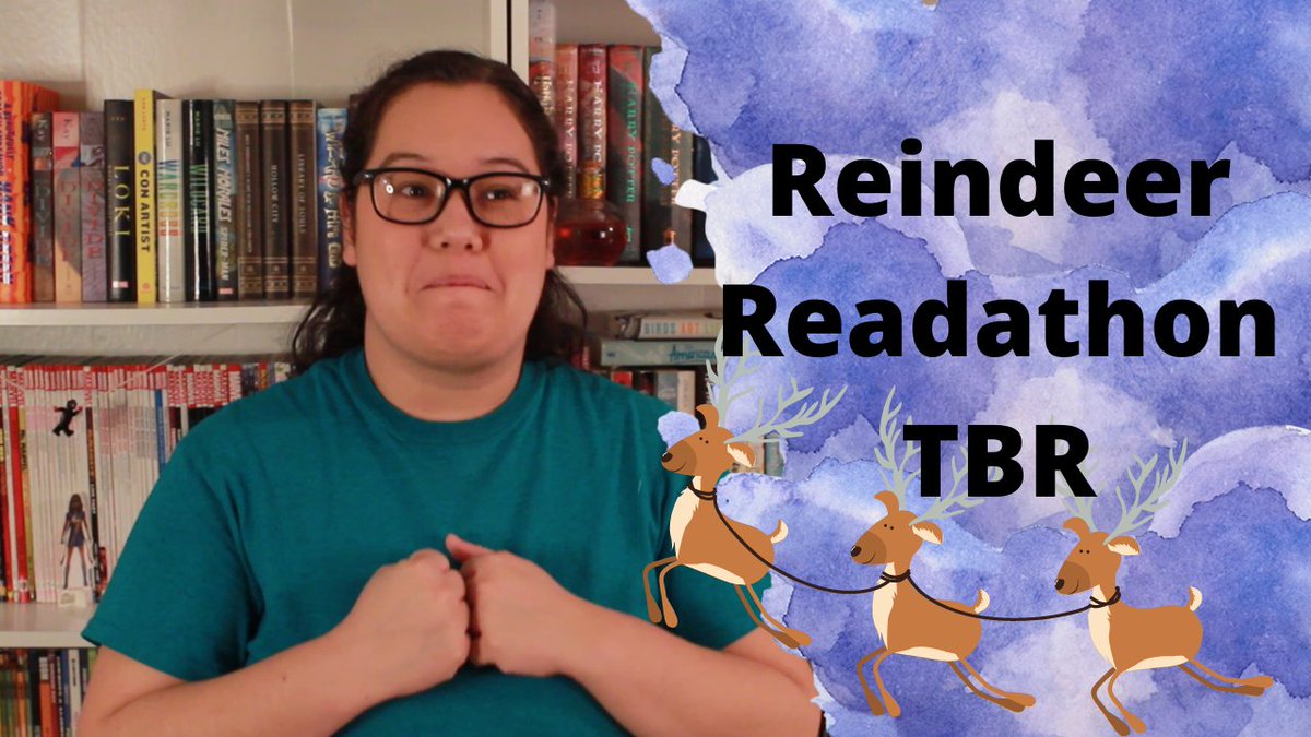katrinaeames's tweet photo. NEW VIDEO: This year I'll be participating in the @ReindeerReadat1 again! Here's my TBR - I'm planning on completing all of the challenges with the books I picked out and helping #TeamStocking achieve victory
https://t.co/qwQ4sKidhD https://t.co/GHhkXhDMq7