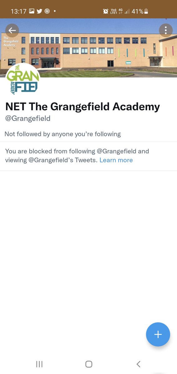 DShahstudentOT's tweet photo. @BarrasNichola @Grangefield Grangefield blocked me for my comment, cant   return a parents call nor reply to an email but can block a parent on social media. Have you completed the parents view today for @Ofsted https://t.co/s8pRqN5pZ9