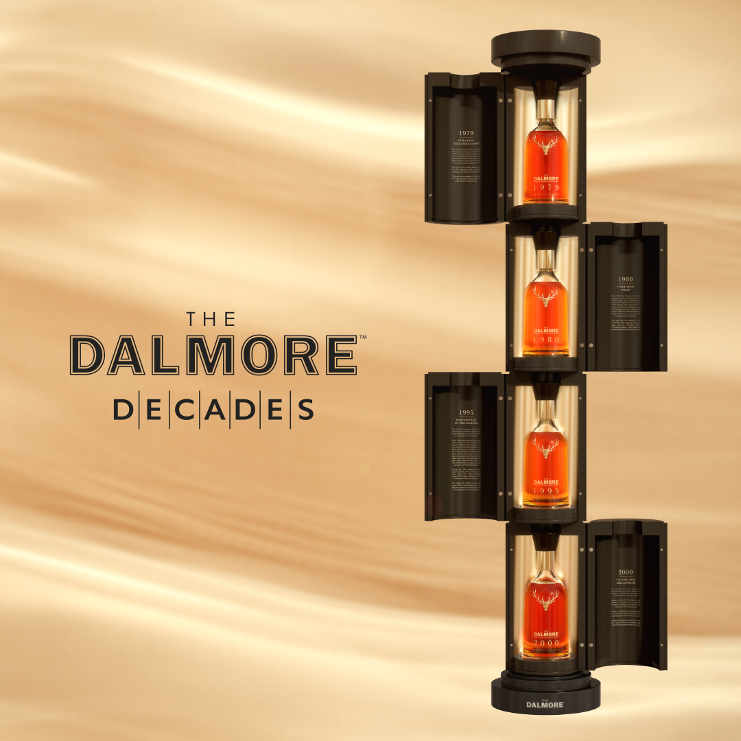 The Dalmore are proud to announce the Decades No.4 Collection Set Number 21 will be available as a limited edition NFT. Listed on BlockBar, the leading non-fungible token (NFT) marketplace for luxury spirit products. #dalmorewhisky #dalmoredecades