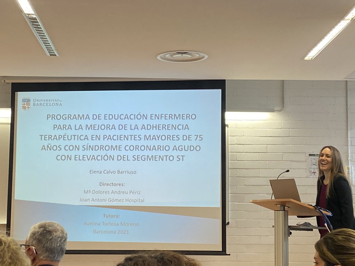 Enhorabona amiga Dra.<a href="/elenacalvo_bcn/">elena</a> Avui s’ha vist recompensat l’esforç, la constància i i la feina feta durants aquests últims anys! T’ho mereixes Doctora Infermera