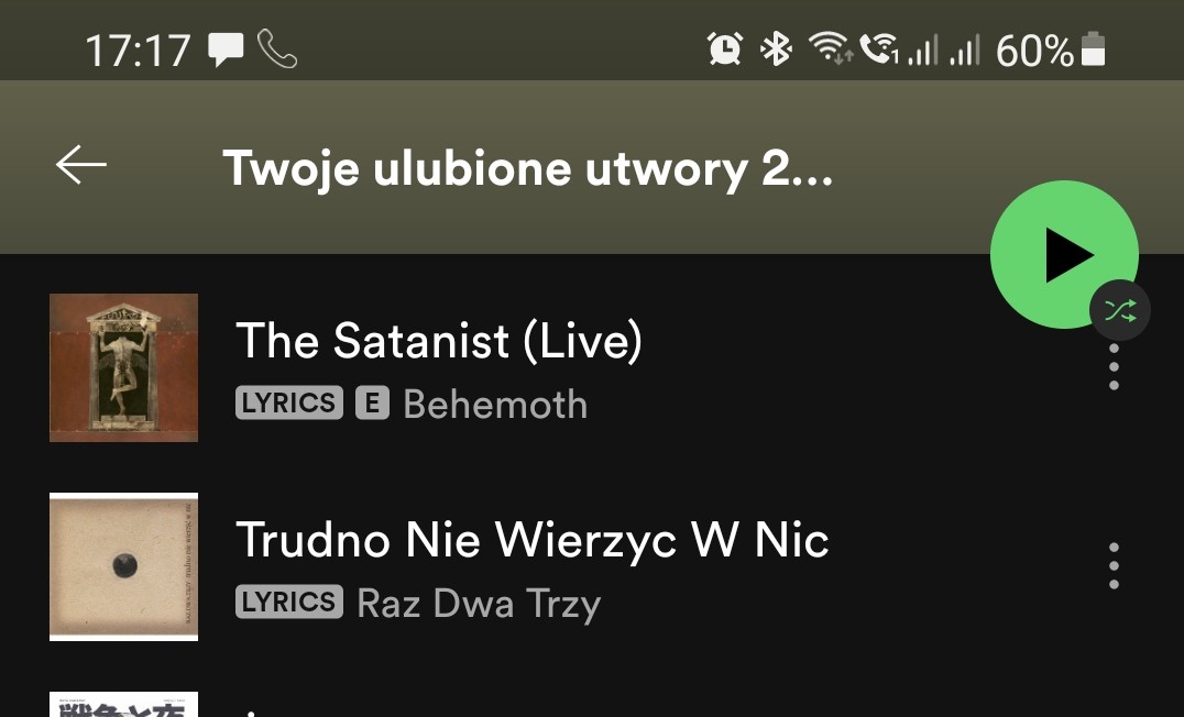 Ciężko mają ze mną algorytmy #SpotifyWrapped 🙂

z podcastów English Pro <a href="/poprostuolga/">Оlga</a> dzięki której zapisałem się na kilka lekcji pływania😇