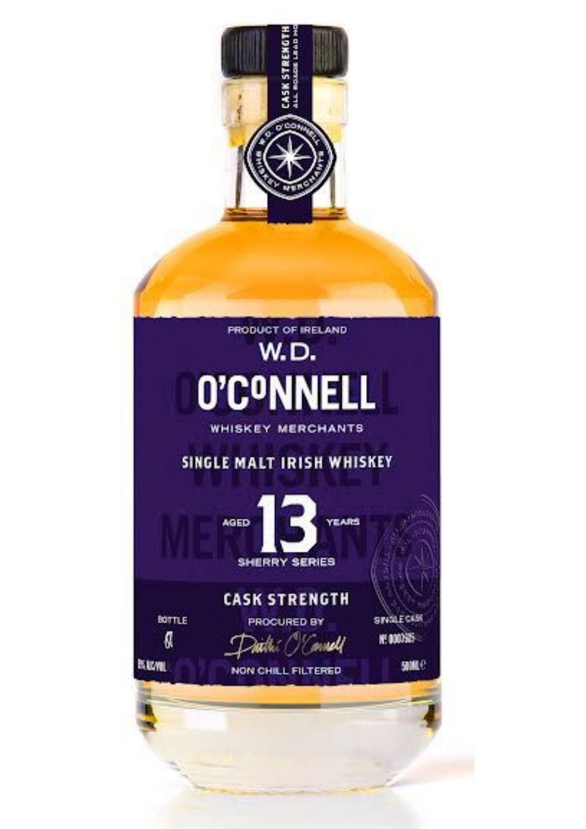 New from <a href="/OConnellWhiskey/">W.D. O’Connell Whiskey Merchants</a> 

- 19YO SM. Distilled 2002, Cooley. 46%ABV. Ex-Bourbon barrels and ex- Pedro Ximénez sherry casks. 342 70cl bottles. €159.95. 
*and* 

-13YO SM. Distilled 2008, Cooley. 59%ABV. Matured in ex-Oloroso sherry casks. 294 50cl bottles. RRP €139.95.