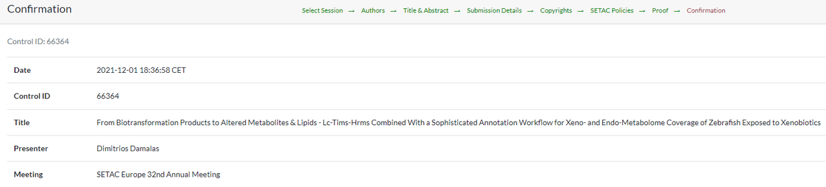 DimitrisDamalas's tweet photo. ..."Better later than never" they say...
🤩Just submitted my abstract for #SETACCopenhagen
We have an interesting story to tell you
🗣️#timsTOFpro 🚀
🗣️#zebrafish xeno-metabolome assessment
🗣️annotation of >100 #lipids (lipid accumulation)
🫂Hope to meet you all again in-person https://t.co/pdGY24s2x8