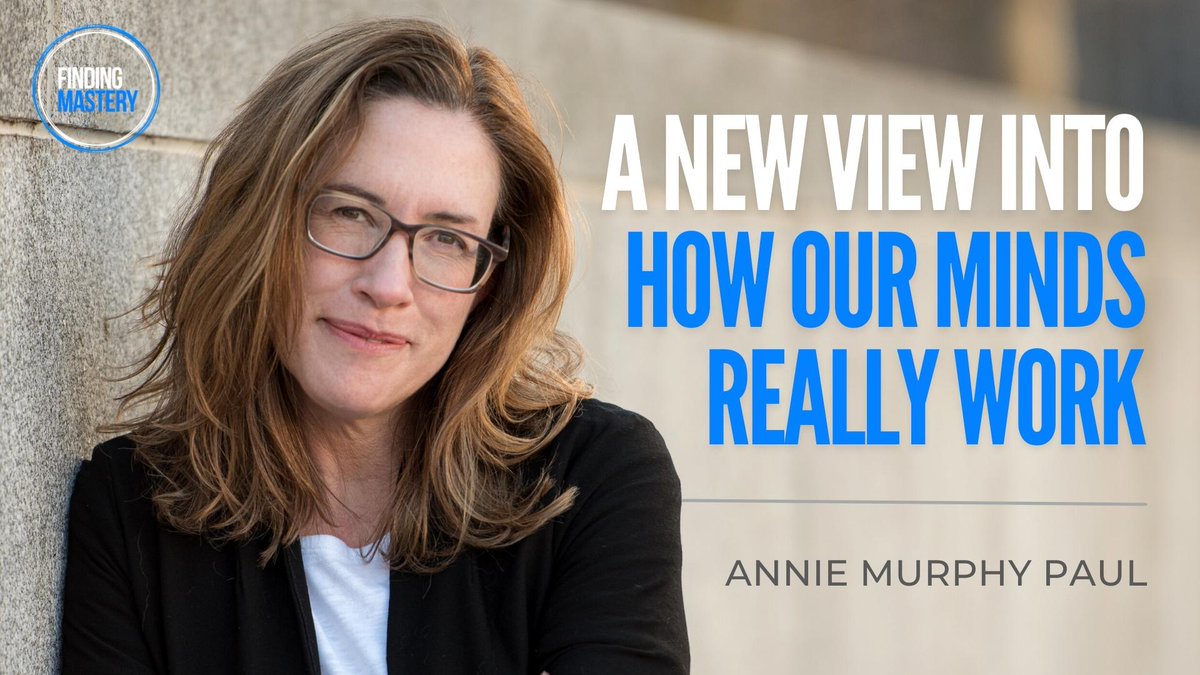 Dr. Michael Gervais (@michaelgervais) on Twitter photo The mind is not confined to the brain - it extends much further. Through our bodies and out into the world - to our environment, our devices, and our relationships.
This week, I chatted with <a href="/anniemurphypaul/">Annie Murphy Paul</a> about her new book, "The Extended Mind."
🎙️: findingmastery.net/annie-murphy-p… The mind is not confined to the brain - it extends much further. Through our bodies and out into the world - to our environment, our devices, and our relationships.
This week, I chatted with <a href="/anniemurphypaul/">Annie Murphy Paul</a> about her new book, "The Extended Mind."
🎙️: findingmastery.net/annie-murphy-p…