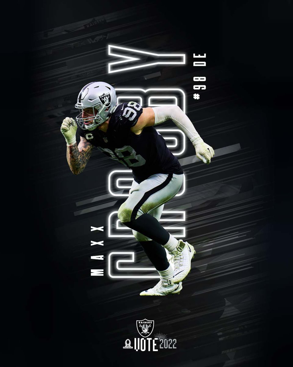RT to send Madd Maxx to the 2022 Pro Bowl! 🦅🦅

<a href="/CrosbyMaxx/">Maxx Crosby</a> + #ProBowlVote