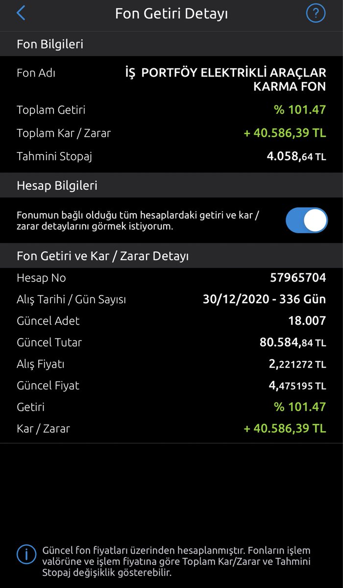 AlpinBabasi's tweet photo. #ıpj fon
Güncel durumu. Reis sağolsun. https://t.co/C9HHVoGV5c