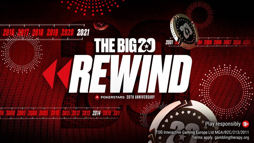 It's here - the #Big20Rewind Finale tournament, with a juicy guaranteed $5 MILLION up for grabs. We wanted to celebrate with <a href="/PokerStars/">PokerStars</a>, so we're giving away 10 $55 entries on Twitter into the big one...with a bit of a twist. (1/)
