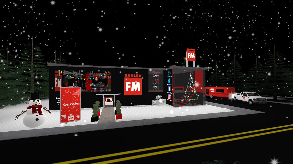 RBXFM_Official's tweet photo. We were already 13 hours away from it's official opening of the Robloxia's Christmas Music Station, and now this happened! π±
The Christmas update of the Roblox FM Radio Studio is now online to the public! Come take a visit: https://t.co/gbKi5O5zOA
#RobloxFM #RobloxDev https://t.co/5l2YOwGJCq