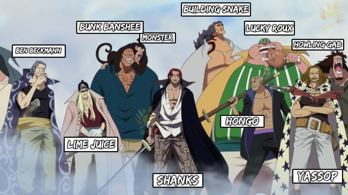 🚨NEWS : Les noms de l'équipage de Shanks entièrement révélés dans le SBS du Tome 101 !