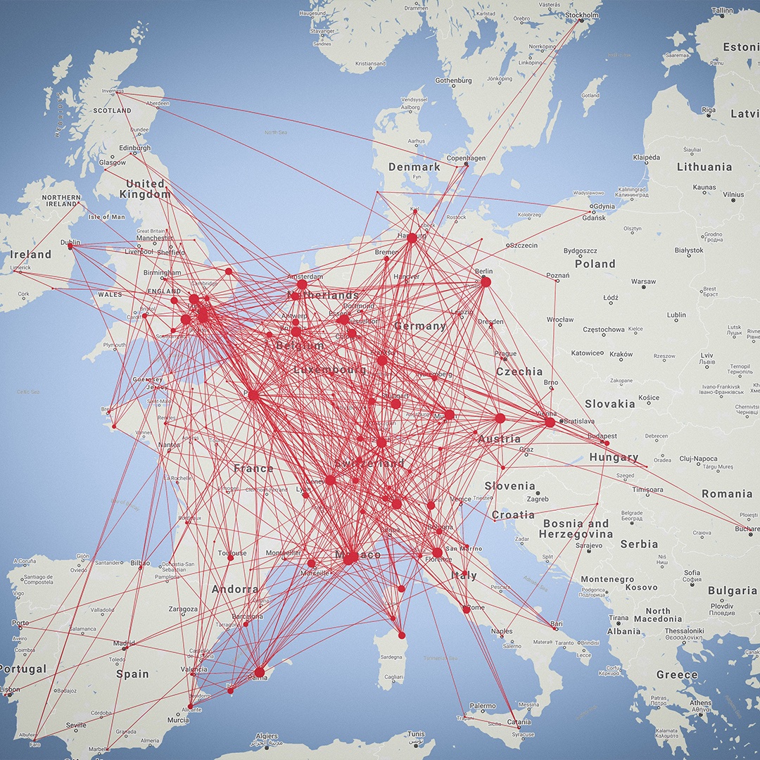 BernhardFragner's tweet photo. #flightspider November 2021 is here, @GlobeAir flight activity up by 32% YoY, net sales up by 41% YoY, #globeair #myprivatejet at 163 diff apts, Paris top 1, 77% business trips, #Munich top 7, top city pair Geneva - Paris, #bizavnews #privatejetcharter #businessaviation #bizav https://t.co/zIHut9UMlY