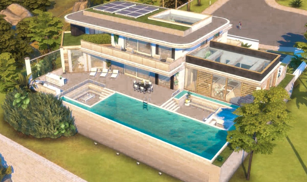 sims4leo's tweet photo. I'm finally uploading a new video on my YouTube channel, I've been busy lately so I couldn't upload. This is a Eco Mansion! Hope y'all like it (No CC) 😄👍

Speed Build: https://t.co/eYms01hs4R
Gallery ID: edu724545

 @TheSims #TheSims4 #sims4 #thesims #ShowUsYourBuilds #ps4 https://t.co/y43REGTKse