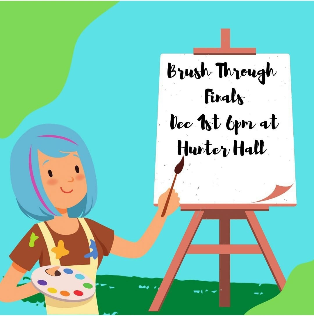 UHCLartgallery's tweet photo. @UHCLOrientation is hosting a painting event to brush away some of that finals stress! Canvas, paint, and food will be provided. Students should wear clothes they don't mind getting paint on. Come early as supplies are limited! https://t.co/QAfxYRnaHU