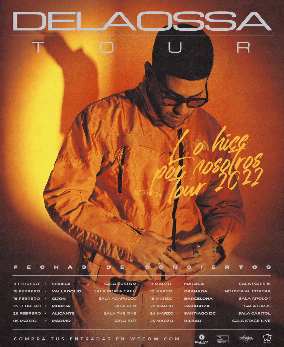 delaossapicasso's tweet photo. LO HICE POR NOSOTROS TOUR 2022. Entradas a la venta MAÑANA a las 19horas. Show totalmente nuevo, les quiero cabrones, que ganas. A que ciudad vas? 🛩🛩🛩 https://t.co/1BdtMWtUOd