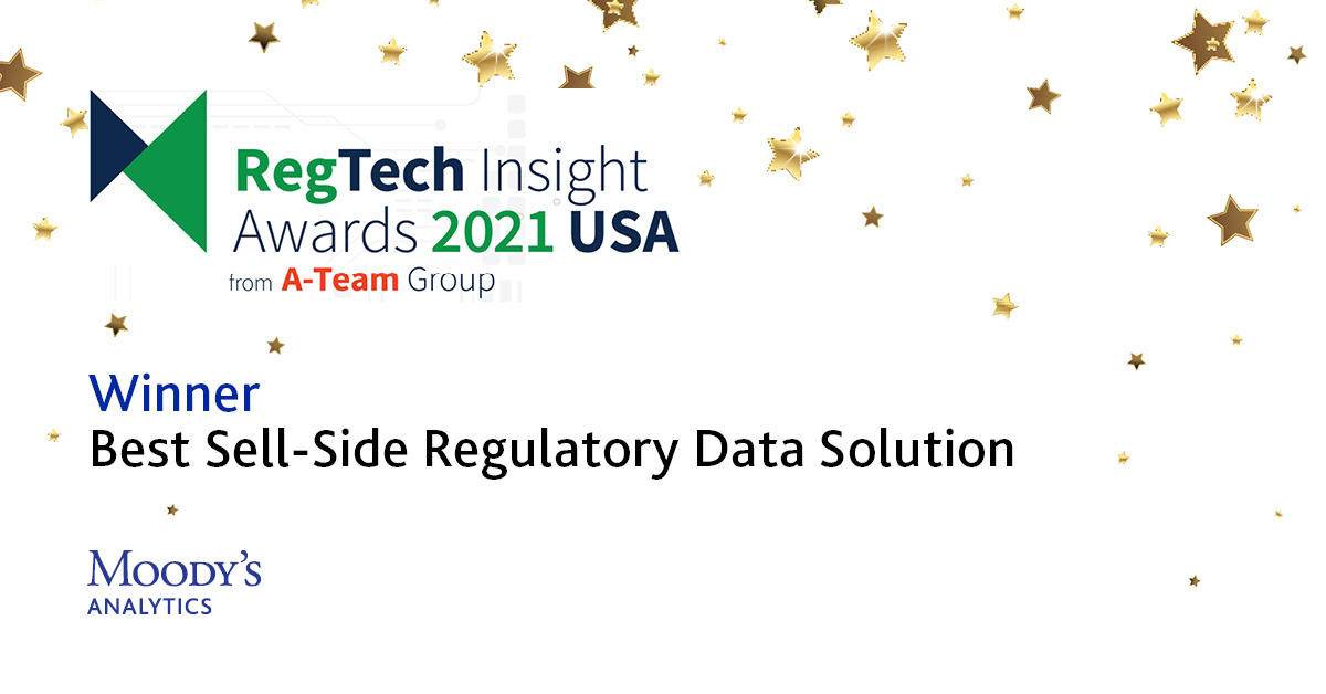 Moodys's tweet image. Moody’s Analytics has won Best Sell-Side Regulatory Data Solution in the RegTech Insight Awards 2021 USA for our Structured Finance Portal Regulatory Module. Learn more: mdy.link/3G4iLuz

#structuredfinance #regtech #regulatorydata