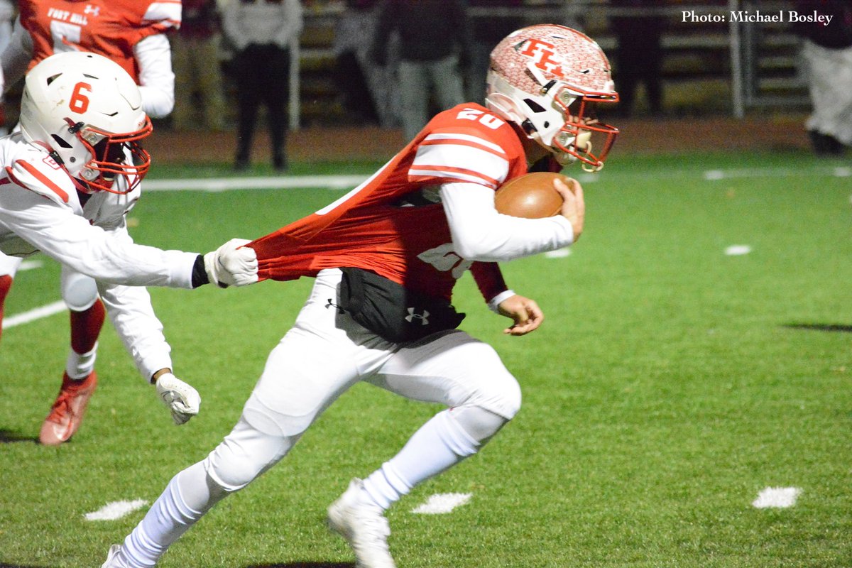 FH_Football's tweet photo. Junior #20 Tanner Wertz finished Week 13 with 138 yards on the ground  -- his third game topping 125 yards rushing over the past five played. Wertz is the team's 2nd leading rusher and has 5 TD's in the playoffs (with TD's in three straight games). https://t.co/eYVTCAacid