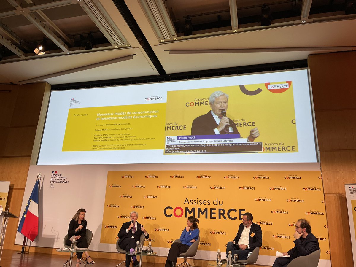Merci <a href="/BrunoLeMaire/">Bruno Le Maire</a> de vous saisir aujourd’hui des enjeux de notre secteur en lançant les #AssisesduCommerce afin de définir un nouveau modèle commercial français et aider chacun de ses acteurs, quelle que soit sa taille, à se préparer à un avenir plus omnicanal et responsable.