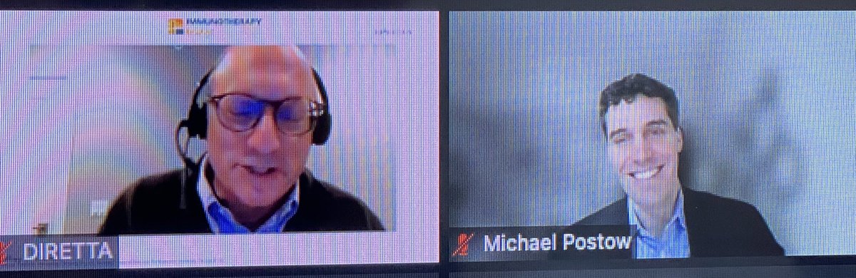 BernardAFox's tweet photo. The 2nd Great Debate! Do early surrogates correlate with long-term survival? Profs. Michael Postow @ #MSKCC & Jeffrey Sosman @NUFeinbergMed/Clinical markers outweigh biomarkers/my opinion-We need validation of mIF #JEDIcouncil @FondMelanoma #IOBridge2021 @sitcancer @PAscierto https://t.co/4qae1cAv6N