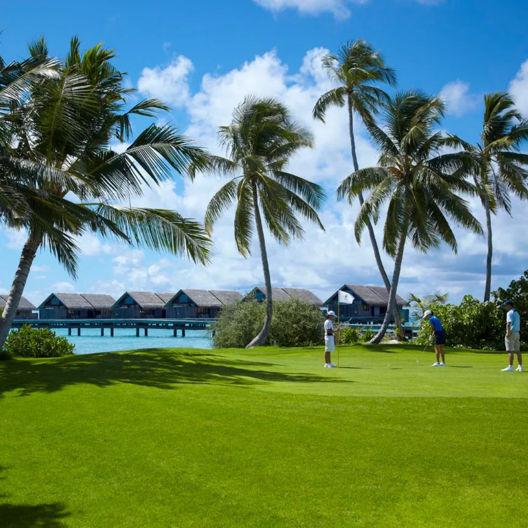 NowBoarding_'s tweet photo. Wist je dat je ook in de Malediven kan golfen?🇲🇻 Shangri-La Villingili Resort &amp; Spa heeft een 9-holes course langs de tropische wateren.🌊 Het is een recreatieve baan, ontworpen voor het plezier van zowel de ervaren golfers als de beginners.🏌
#NowBoarding #Malediven #golf https://t.co/eGI1UARK8Q