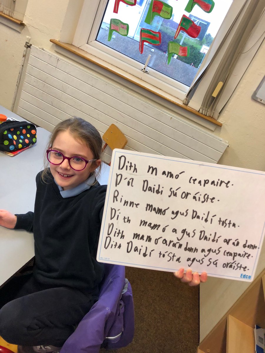 Ms_Power1's tweet photo. @ns_quin Bhí rang a dó gnóthach ag imirt cluichí teanga agus ag scríobh aibirtí sa rang gaeilge inniu. Ar fheabhas gach duine 👏 https://t.co/uwmxO7eSZM