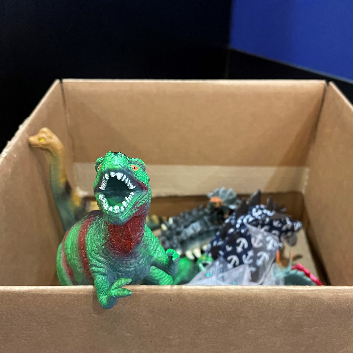 #Dinovember has ended and the Dinos have packed up all their things. They had a blast and wanted to thank you all for following along this year. See you next Dinovember! #GuthrieMemorialLibrary #PublicLibrary #HanoverPA