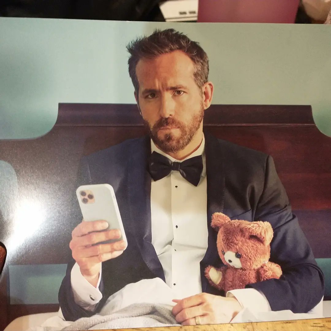 Anxious3Alpaca's tweet photo. Elf on the shelf doesn't have anything on @VancityReynolds also the marketing team at @Mintmobile  is genius. 😂🥰 https://t.co/lyvsCP3FoT