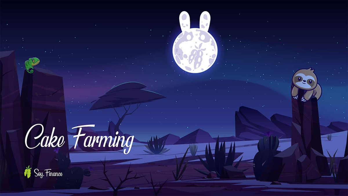 TheRealSloFi's tweet photo. Less than 1 hour to go for CAKE farming on SOY Finance 🔥

🌱 $SOY - $CAKE
🚀 Multiplier Boost: 5x

To learn how to transfer your tokens from #BSC to Callisto Network ( $CLO ):  
➡️ https://t.co/FincrJb037 https://t.co/J4N8rgZtqP