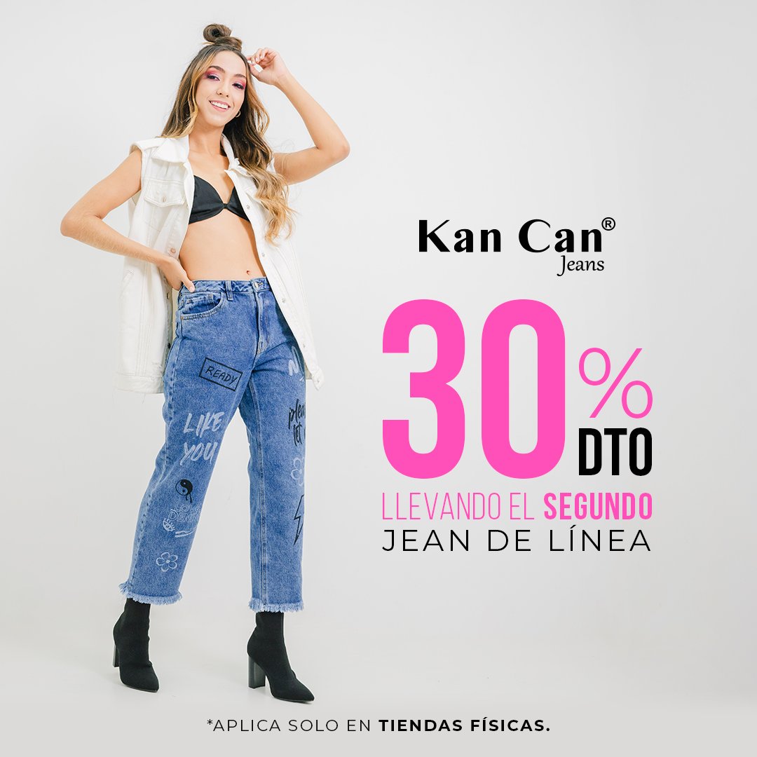Navidad es Kan Can Jeans. Ven a tu tienda favorita y obtén el 30% de descuento en el 2do jean de línea! Te va a encantar nuestra nueva colección.
*Aplica en tiendas físicas. <a href="/KanCanJeans/">Kan Can Jeans</a>