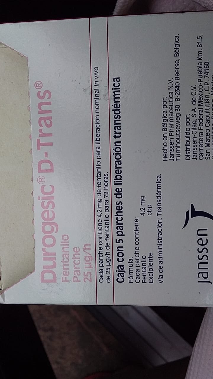 Durogesic D- 5 Parches Caja