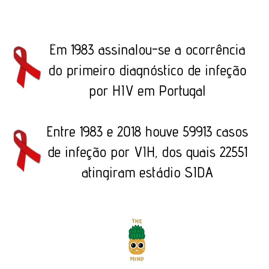 tpineapplemind's tweet photo. Dia 1 de Dezembro celebra-se o dia mundial contra a SIDA. O grande objetivo deste dia é alertar para a doença e para a prevenção da mesma ❤️
Arrasta para o lado e descobre estatísticas e comportamentos preventivos.

Diz SIM à ajuda e prevenção e NÃO à discriminação 🍍❤️ https://t.co/S1CAeBVuZQ