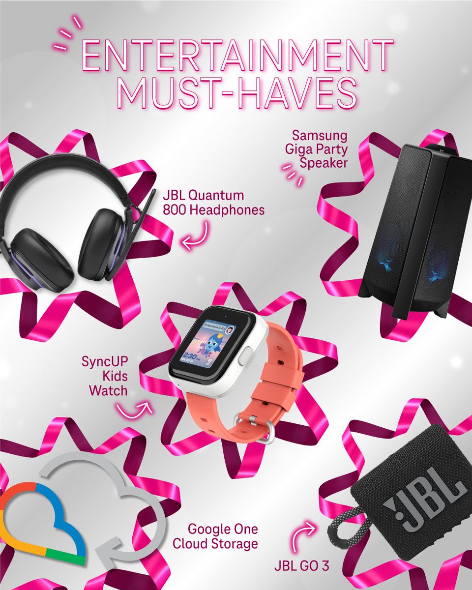 SMalapaka's tweet photo. Reminder just in time for holiday shopping that @TMobile sells more than phones 😉  #MyMagentaList https://t.co/OSONYLj2tR https://t.co/uJQyHd2bg7