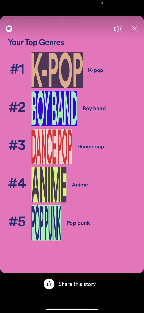 KandraZaw's tweet photo. since when was anime a genre of music?? #SpotifyWrapped https://t.co/iCmWBW2TmY
