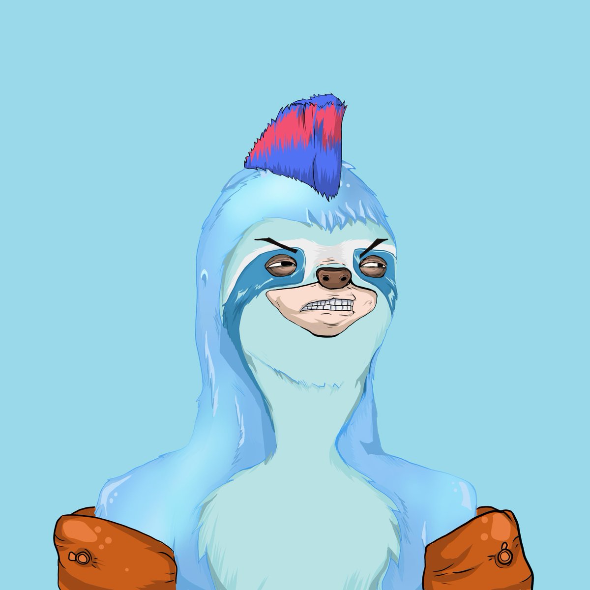 slyslothsworld's tweet photo. Ice, ice baby! 

#NFTLAUNCH https://t.co/DkzGtOA4fo