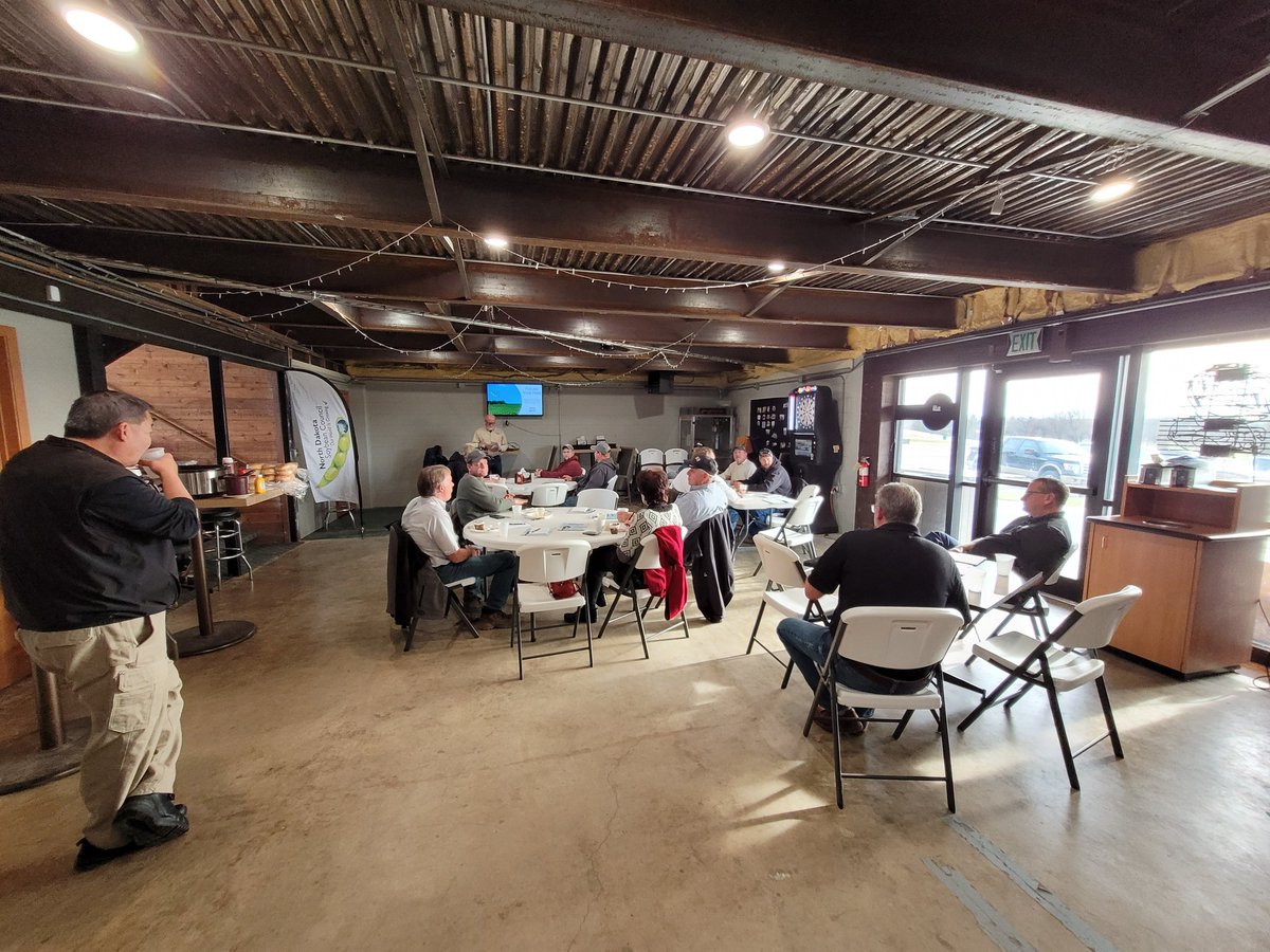 NDSoybean's tweet photo. Today we are in Lisbon with @megcorpmn and local ag community members learning about biodiesel and renewable diesel. #FuelingYourFarm #biodiesel #renewable https://t.co/AKqxeHIXiU