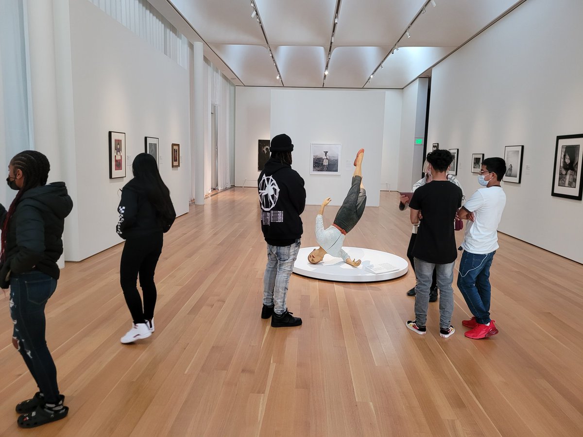 SRMHSart's tweet photo. December 1st and 65 degrees. A beautiful day to tour @ncartmuseum with a group of @SRMHSart students https://t.co/lQvYfam4iT